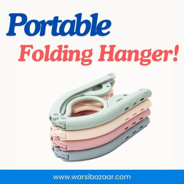 Foldable cloth hanger for drying clothes.