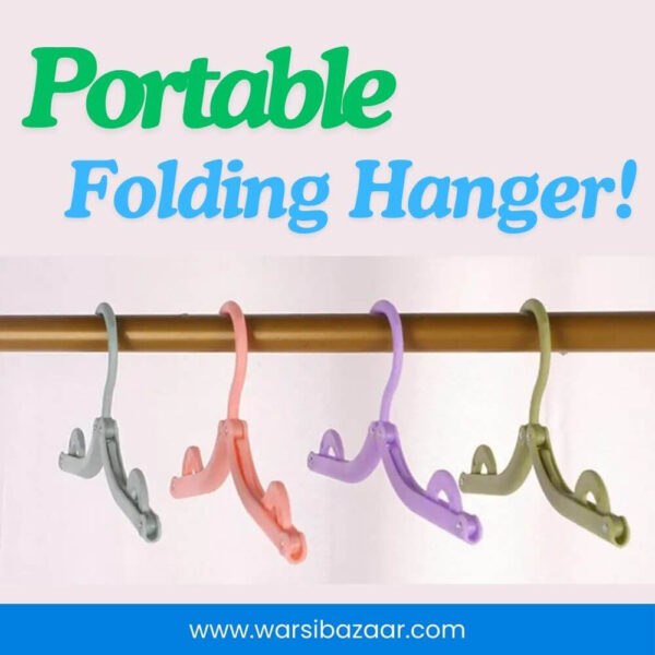 Multi-functional foldable cloth hanger.