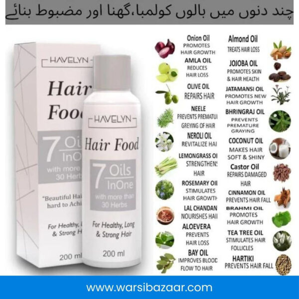 HAVELYN Hair Food with 7 oils