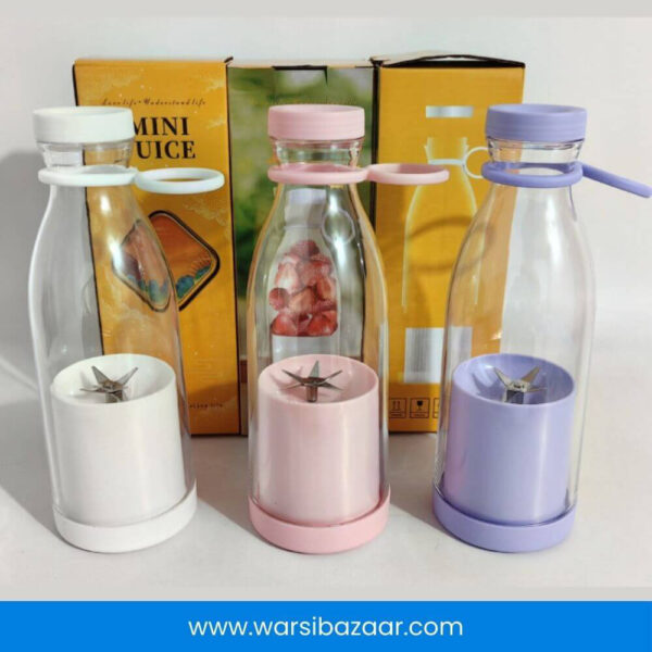 Wireless USB Rechargeable Juicer Bottle