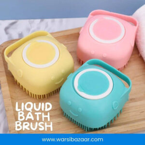 Silicon Liquid Bath Brush for deep cleansing and smooth skin