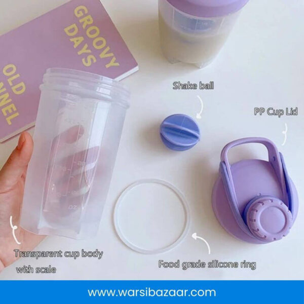 700ML Leak-Proof Protein Shaker Bottle for fitness and gym use