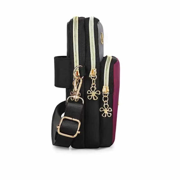 Travel-friendly crossbody bag with secure compartments