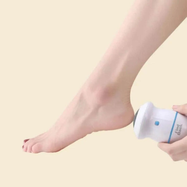 Foot exfoliator with suction system