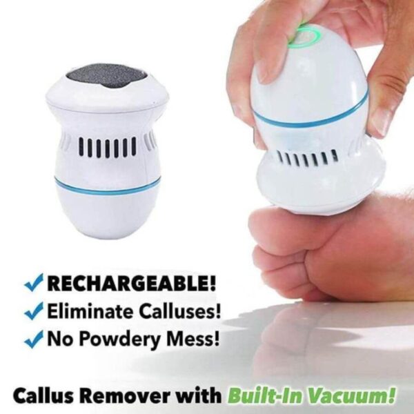 Electric foot scrubber with dust collector