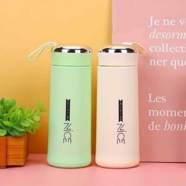 Stylish glass bottle in different colors