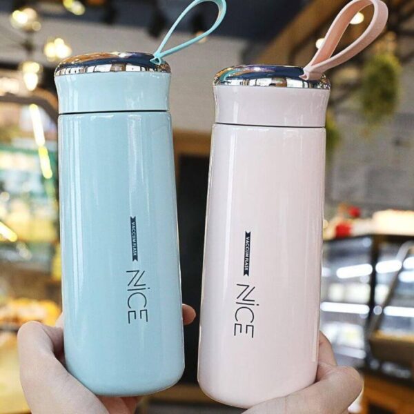 Eco-friendly glass water bottle with silicone grip