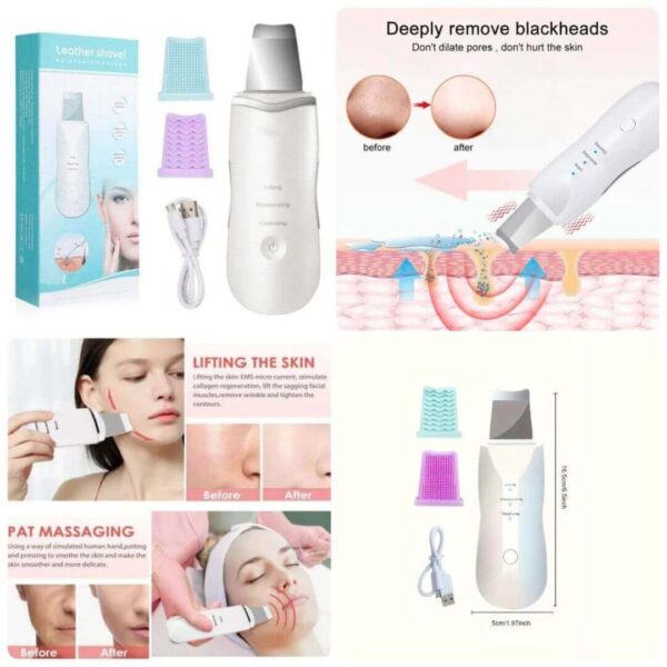 Skin scrubber for blackhead removal
