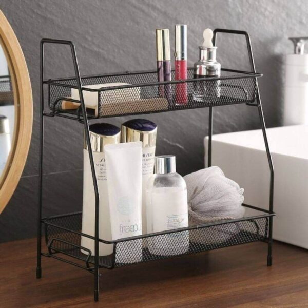 Storage rack for kitchen counter and bathroom sink
