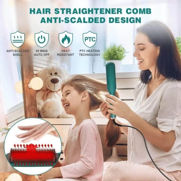 Ceramic plates of 909 Hair Straightener Brush