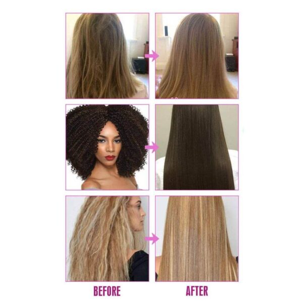 Straightener comb for silky and straight hair
