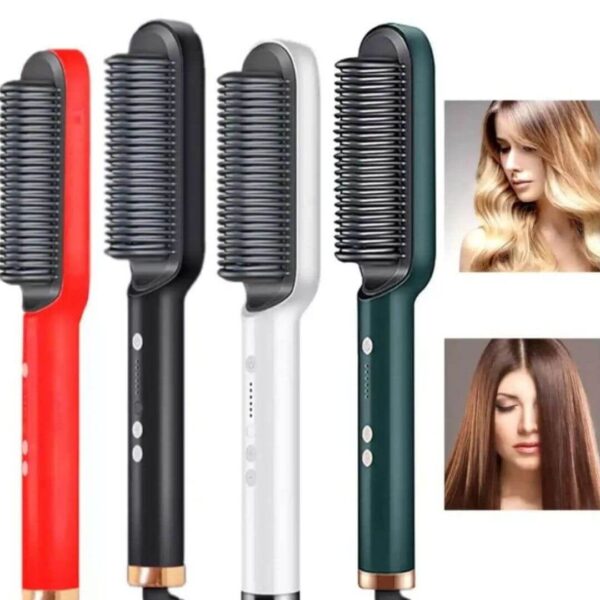 909 Hair Straightener Brush in multi-color
