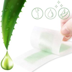 Wax strips for normal skin with easy grip